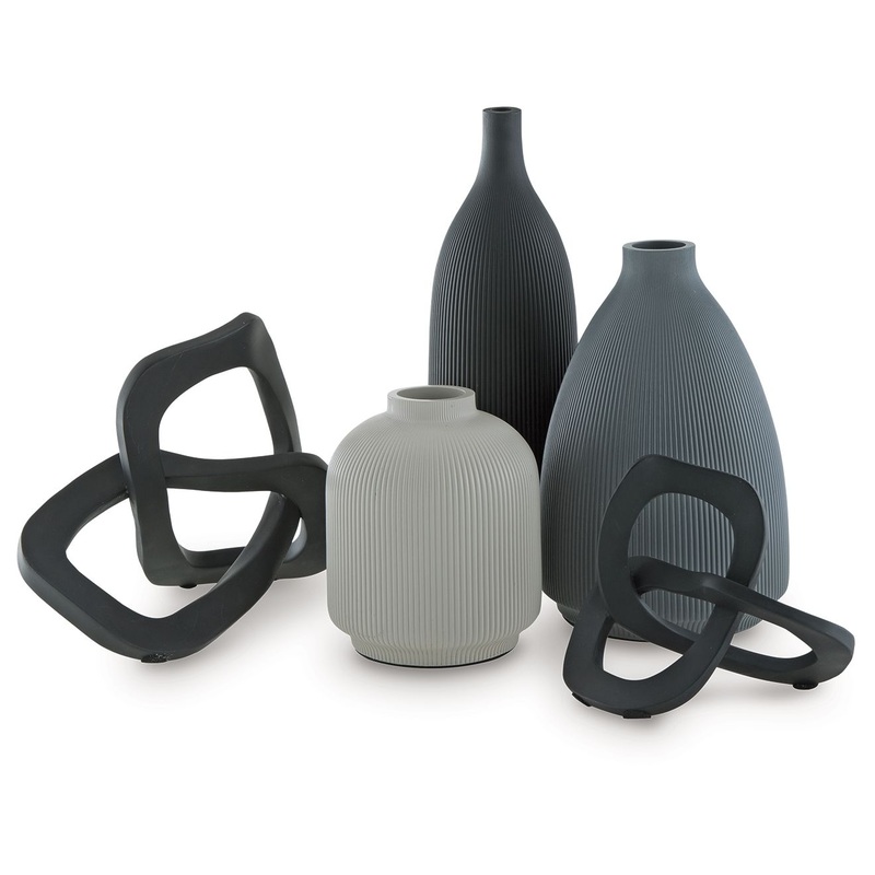 Leithick – Black / Tan / Gray – Accessory Set (Set of 5)