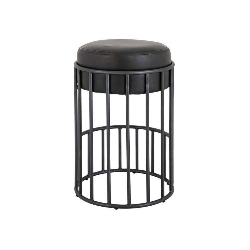 Merlin – 30 Upholstered Barstool – Licorice