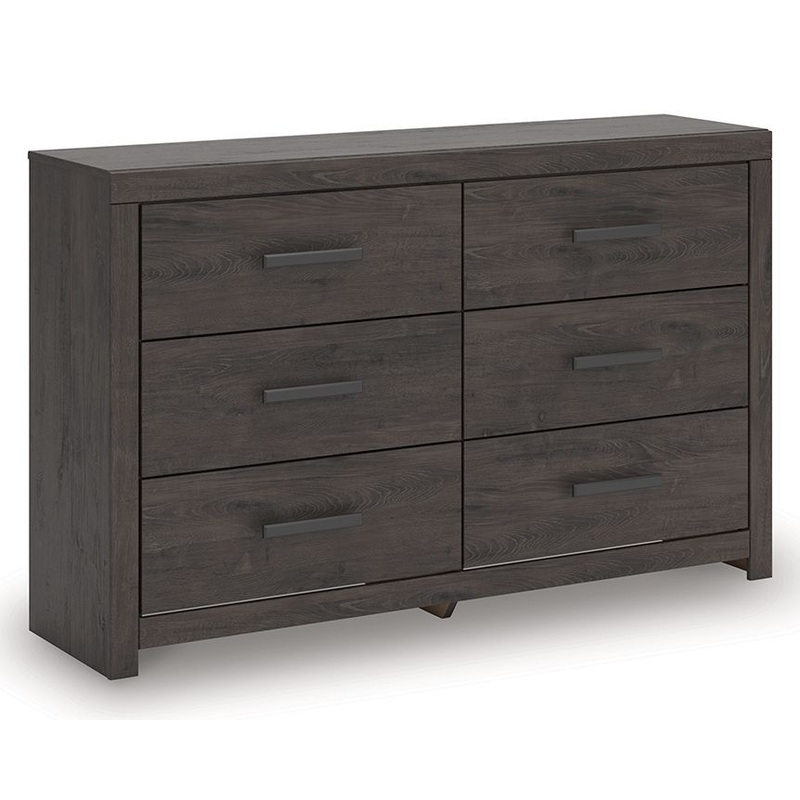 Prendonea – Charcoal – Six Drawer Dresser