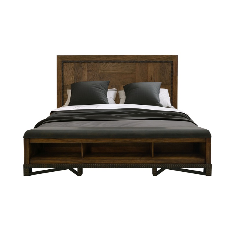Walnut – Bed|Dark Brown|King|Queen