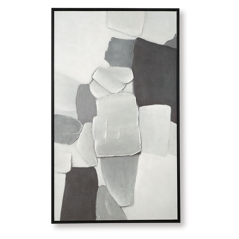 Adilson – White / Gray / Black – Wall Art