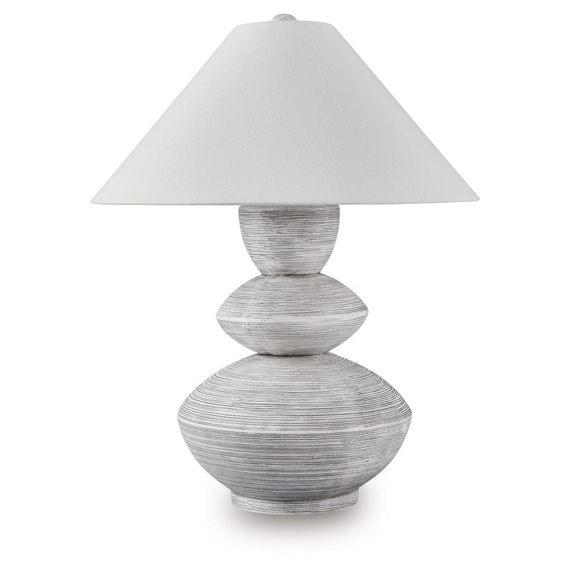 Brickdon – Distressed White – Poly Table Lamp
