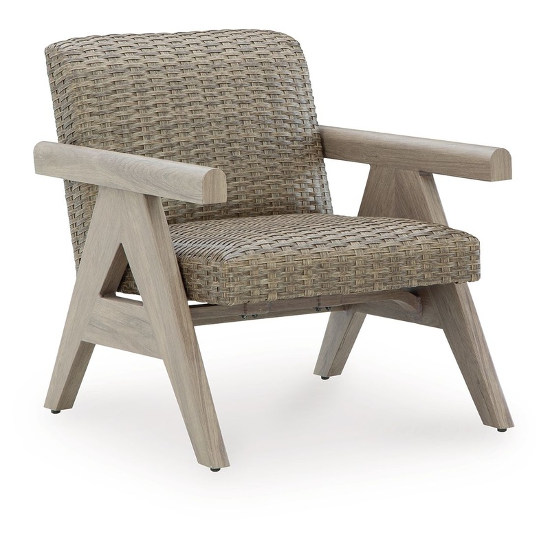 Cliff Trails – Beige – Rocking Lounge Chair