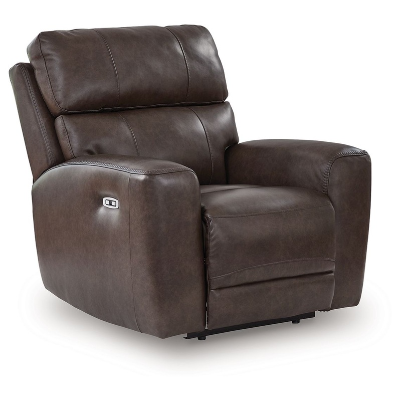 Crossplex – Smoke – Power Recliner / Adjustable Headrest