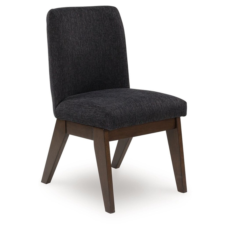 Dilenno – Dark Brown – Dining Upholstered Side Chair (Set of 2)