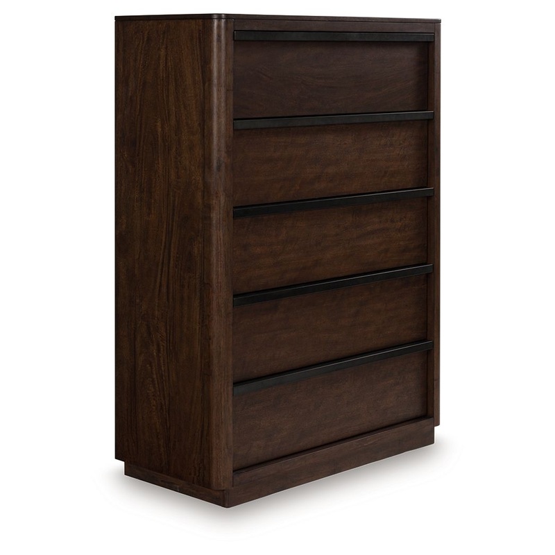 Dilenno – Dark Brown – Five Drawer Chest
