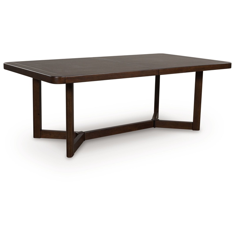 Dilenno – Dark Brown – Rectangular Dining Room Extension Table