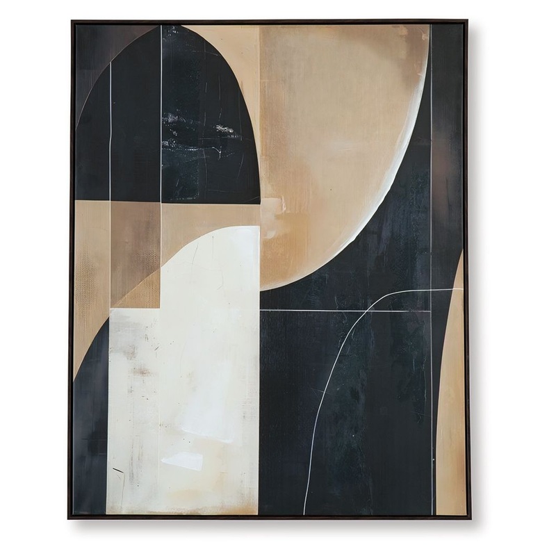 Ewanford – Black / Brown / Tan – Wall Art
