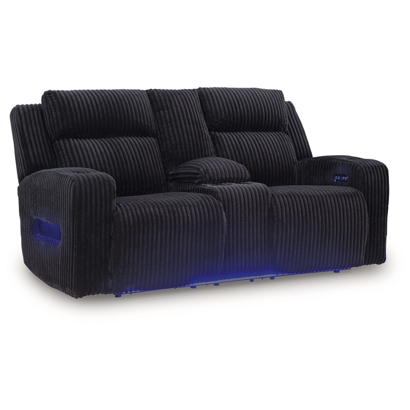 Forest Lake – Power Reclining Loveseat With Console / Adj Headrest