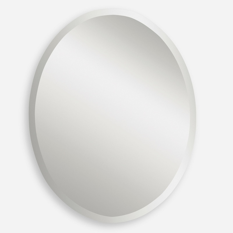Frameless – Vanity Oval Mirror