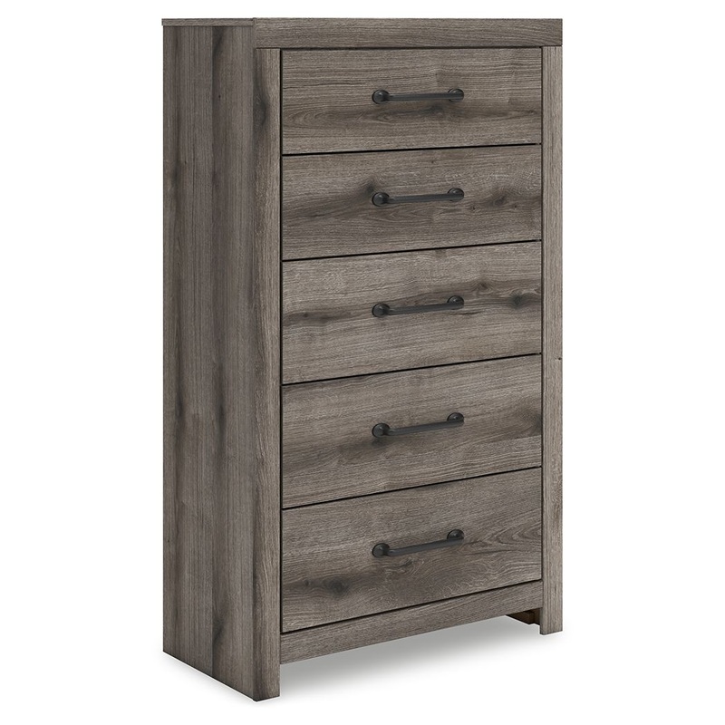Graystorm – Brown Gray – Five Drawer Chest