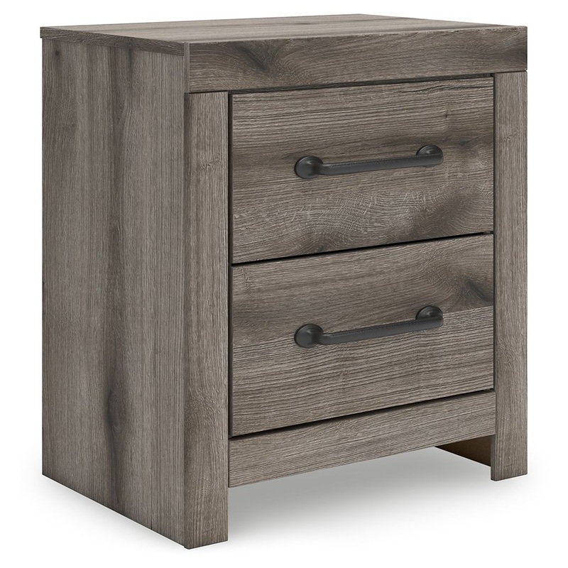 Graystorm – Brown Gray – Two Drawer Night Stand