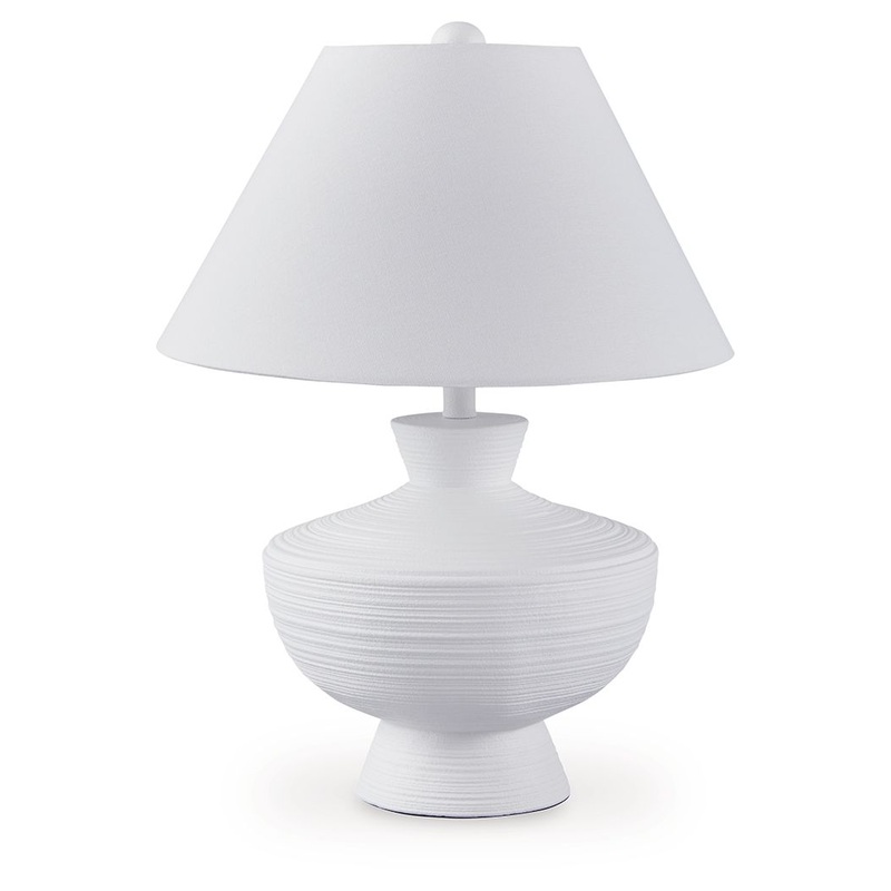 Harelwood – White – Poly Table Lamp