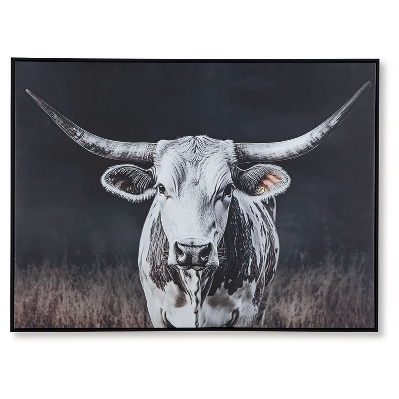 Harlandale – Black / White / Brown – Wall Art