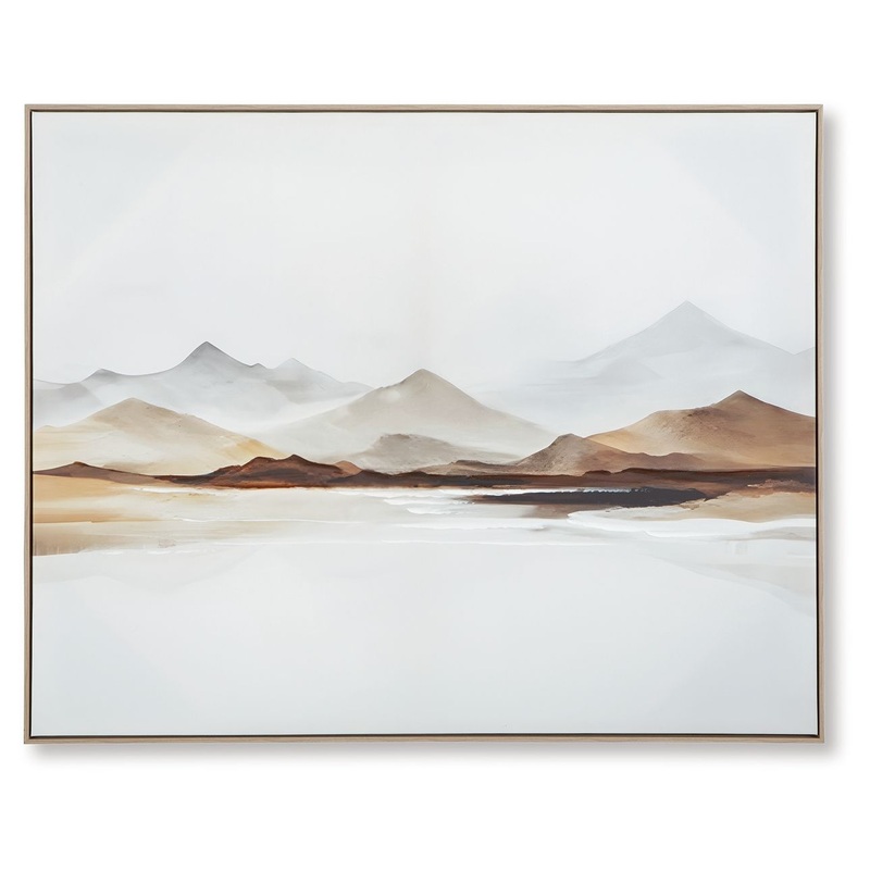 Karalen – White / Gray / Brown – Wall Art