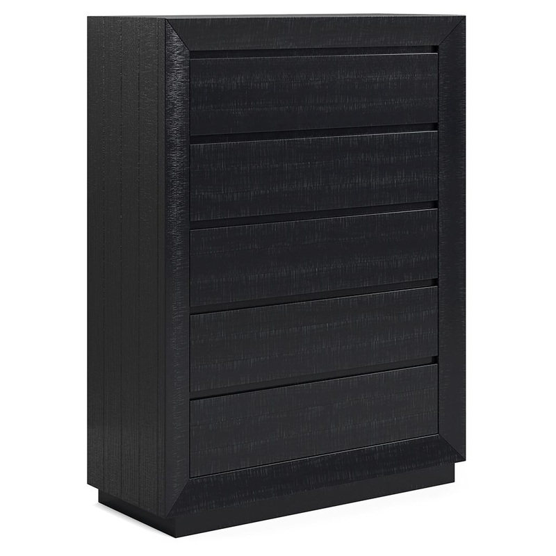 Londer – Black – Five Drawer Chest
