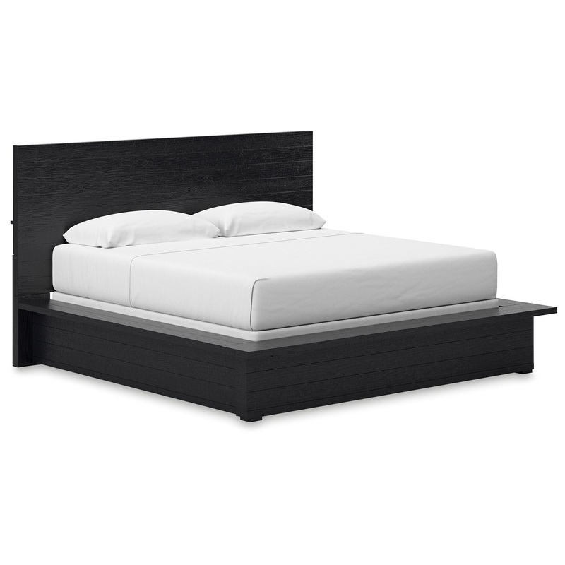 Londer – Black – King Panel Bed