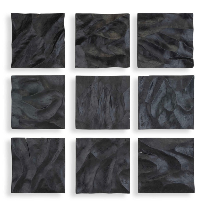 Malosi – Wood Wall Decor (Set of 9) – Black