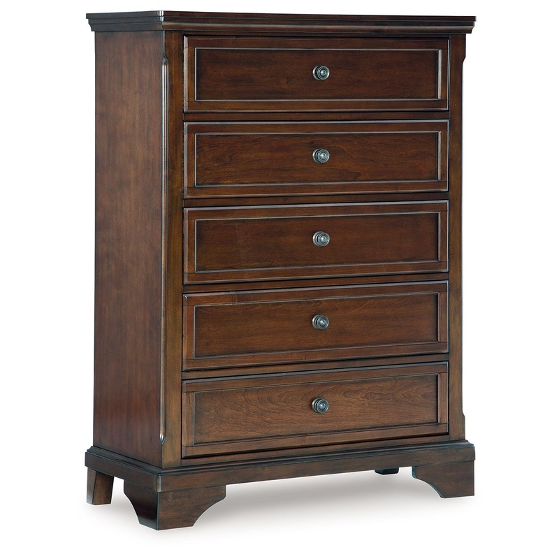 Trellington – Brown – Five Drawer Chest