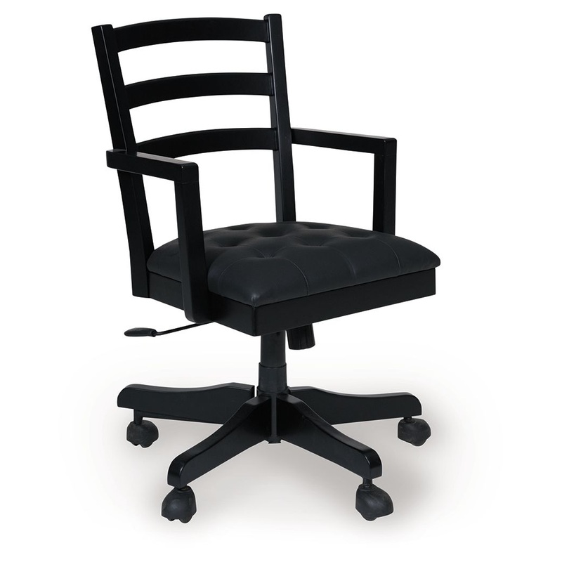 Wildenauer – Brown / Black – Home Office Swivel Desk Chair