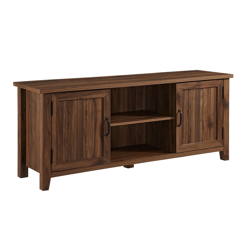 Classic Grooved Door TV Stand For Tvs Up To 65