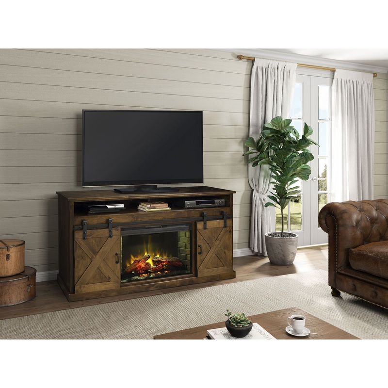 Farmhouse – Electric Fireplace TV Stand For TV