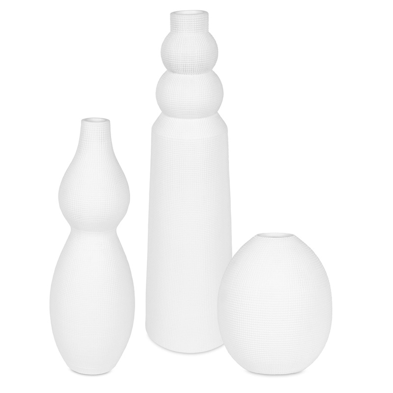 Forma – Ceramic Vases (Set of 3) – White