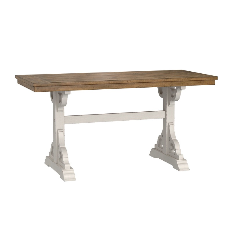 Haidel – Trestle Dining Table|Dark Brown|Counter Tables|Dining Tables