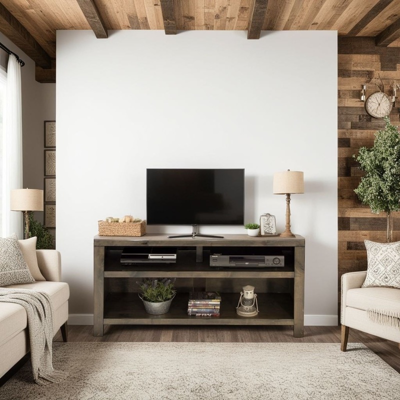 Joshua Creek – TV Stand For TVs Up To 55 – Barnwood