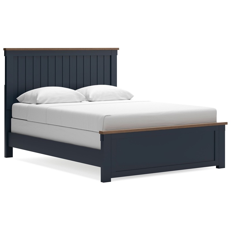 Landocken – Panel Bed|Blue|Twin|Full|Queen
