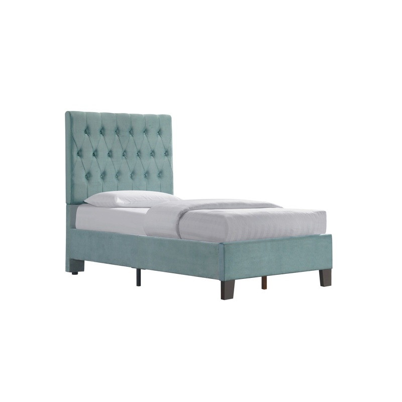 Luma – Upholstered Bed|Light Blue|Blue|Twin|Full|Queen|King|California King