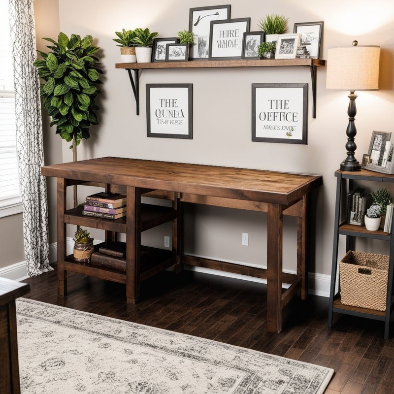Sausalito – Workstation Desk – Whiskey