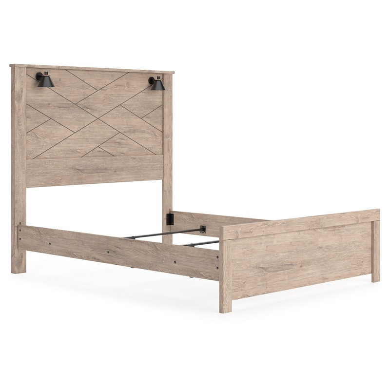 Senniberg – Panel Bed With Sconces