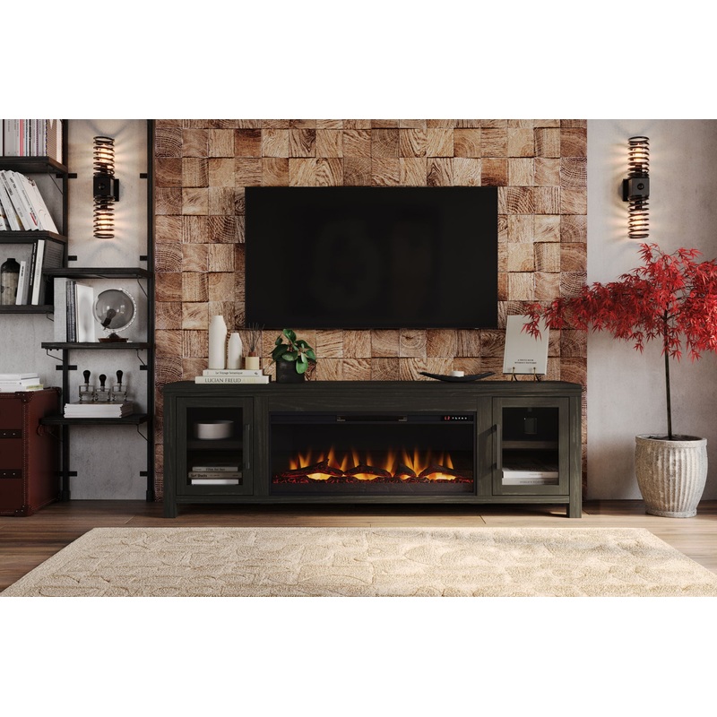 Tybee – Electric Fireplace TV Console For TVs Up To 95 – Clove
