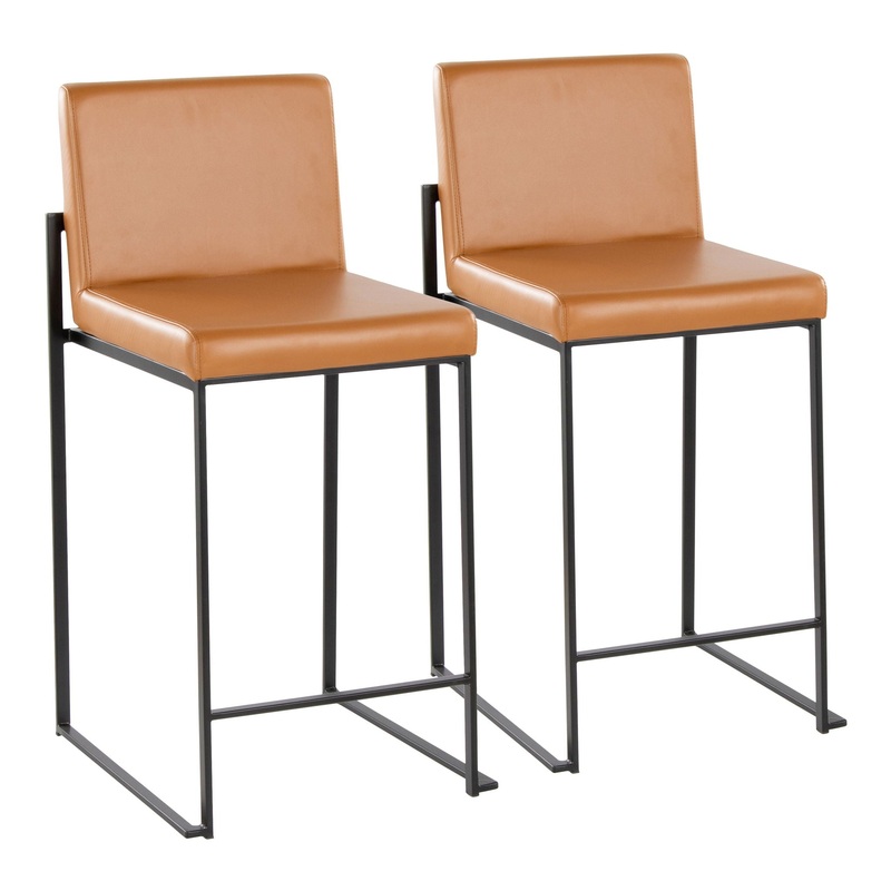 Fuji – Contemporary High Back Barstool Elegant Design