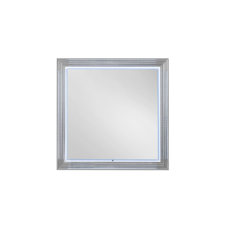 Moon – Marble Mirror With LED – White