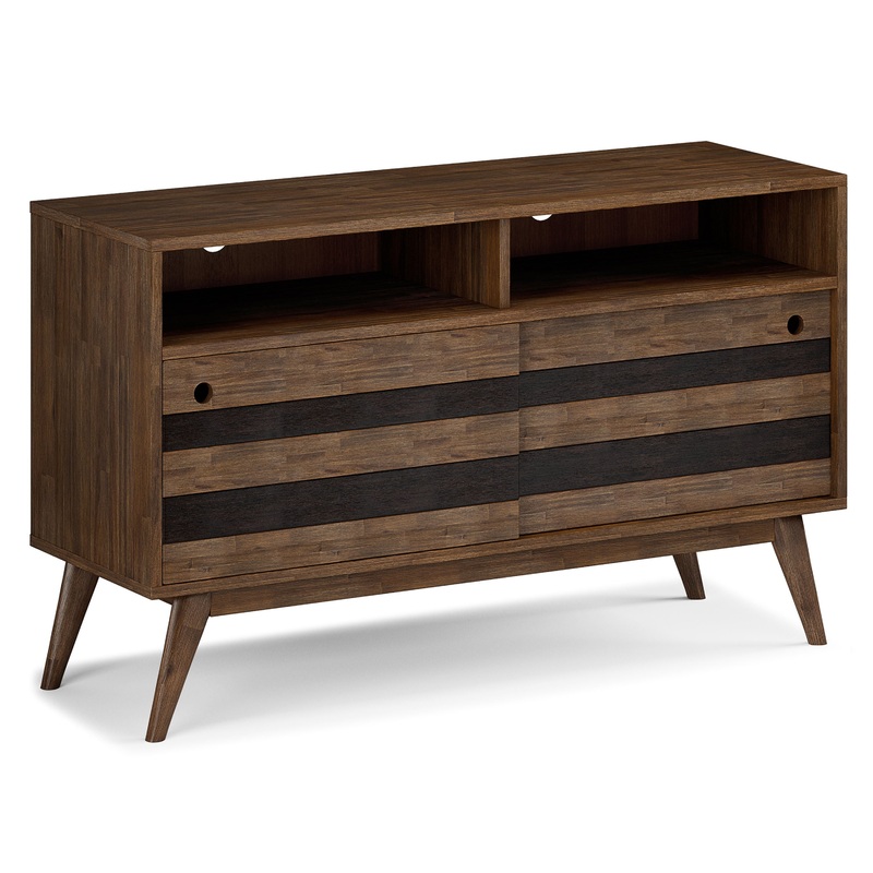 Clarkson – TV Stand – Rustic Natural Aged Brown