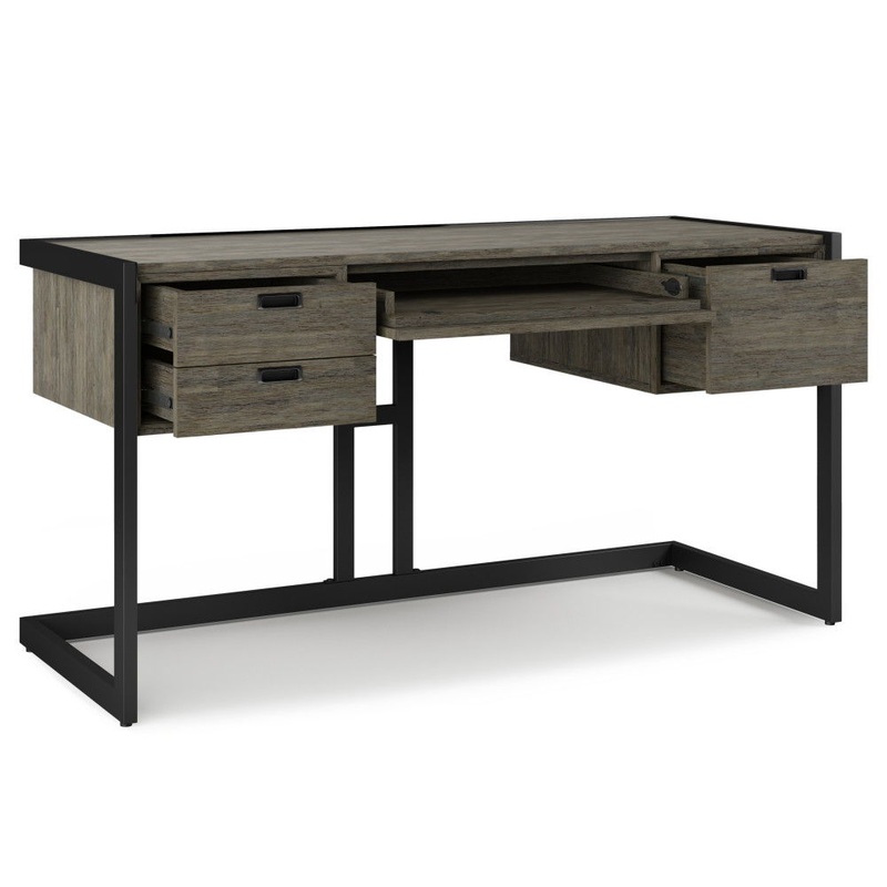 Hampden – Desk – Weathered Gray