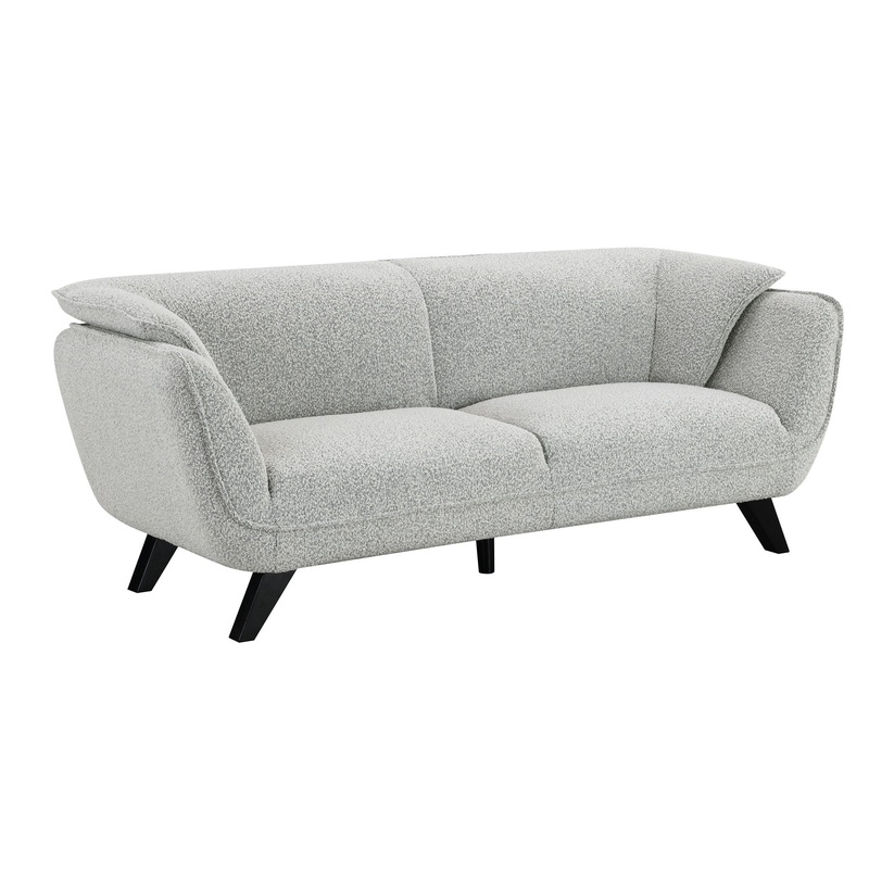 Nayeli – Boucle Sofa|Dark Brown|Gray