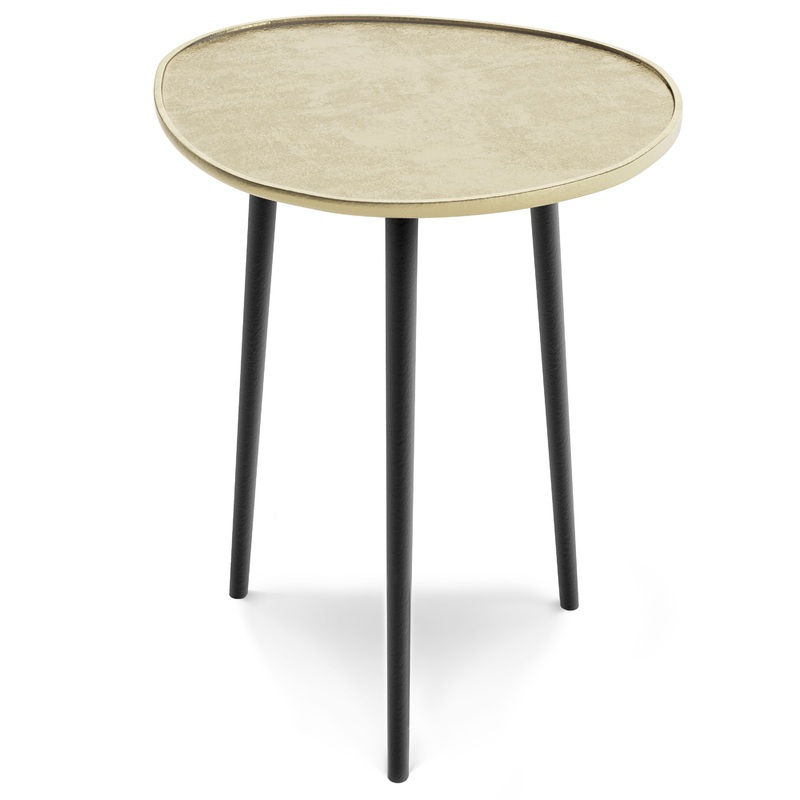 Tanner – Metal Side Table – Gold