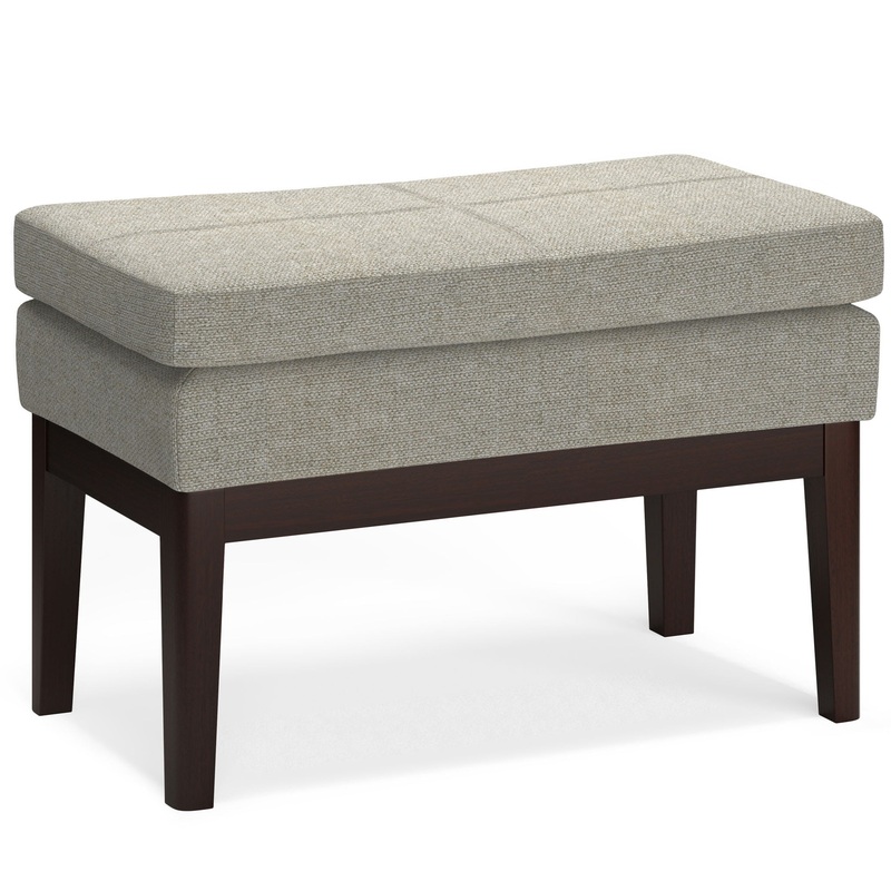 Carlson – Small Ottoman Bench – Greige