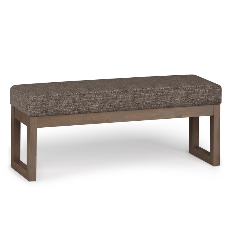 Milltown – Large Ottoman Bench – Mink Brown