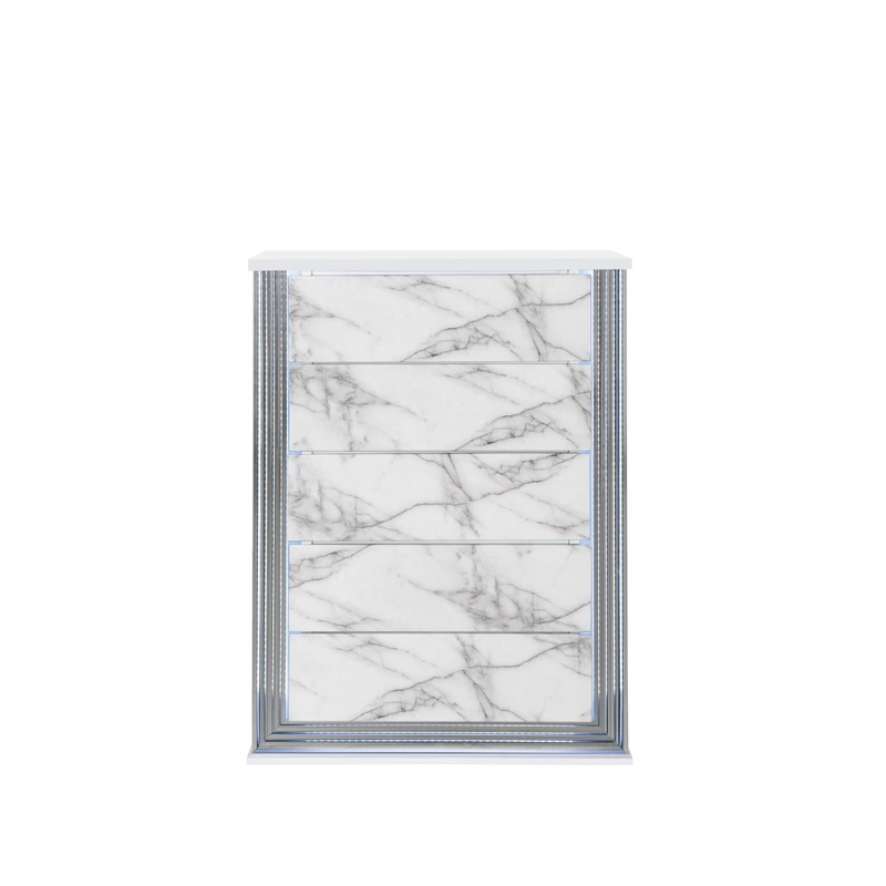 Moon – Chest With LED – White Marble