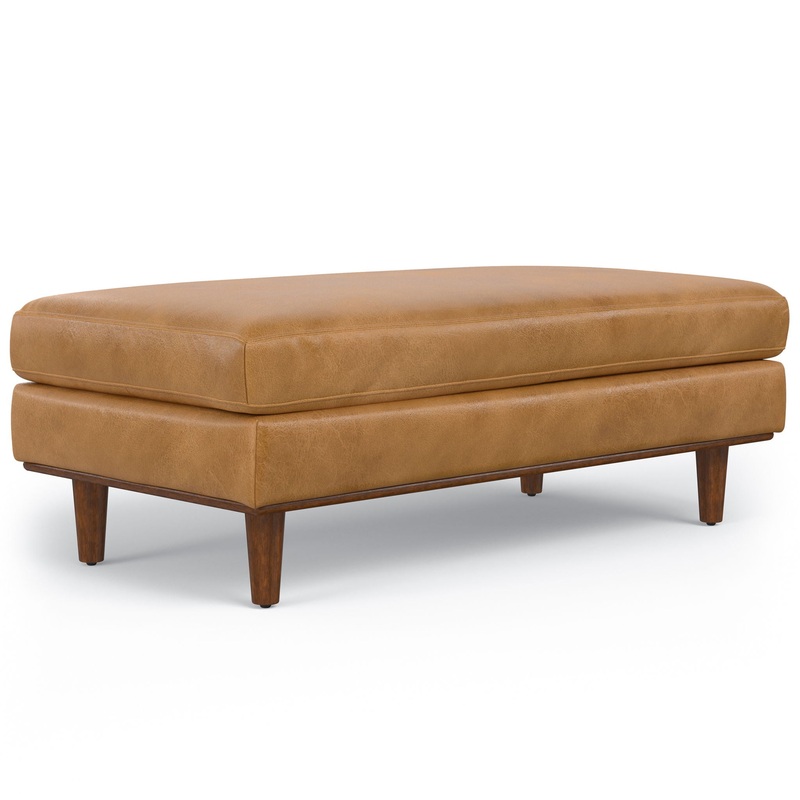 Morrison – Large Rectangular Ottoman – Sienna