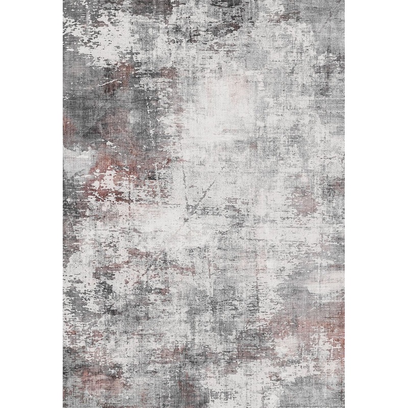 Toucan – Washable Non – Slip Area Rug – Ivory / Dark Gray