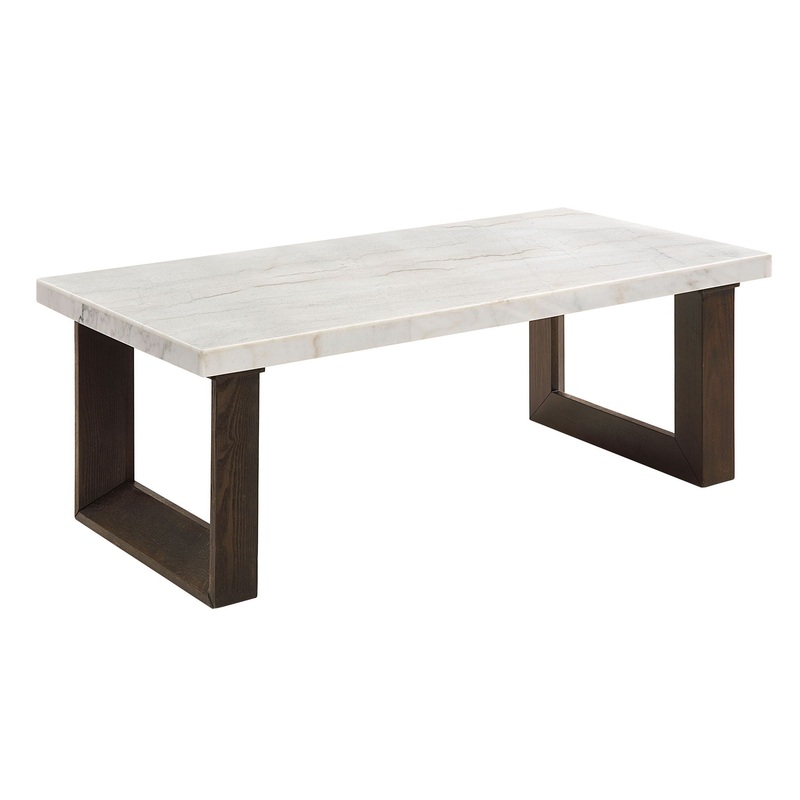 Edwyn – Natural Marble Top End Table