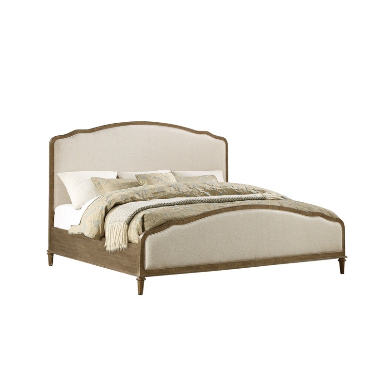 Ludin – Upholstered Bed|Dark Brown|King|Queen