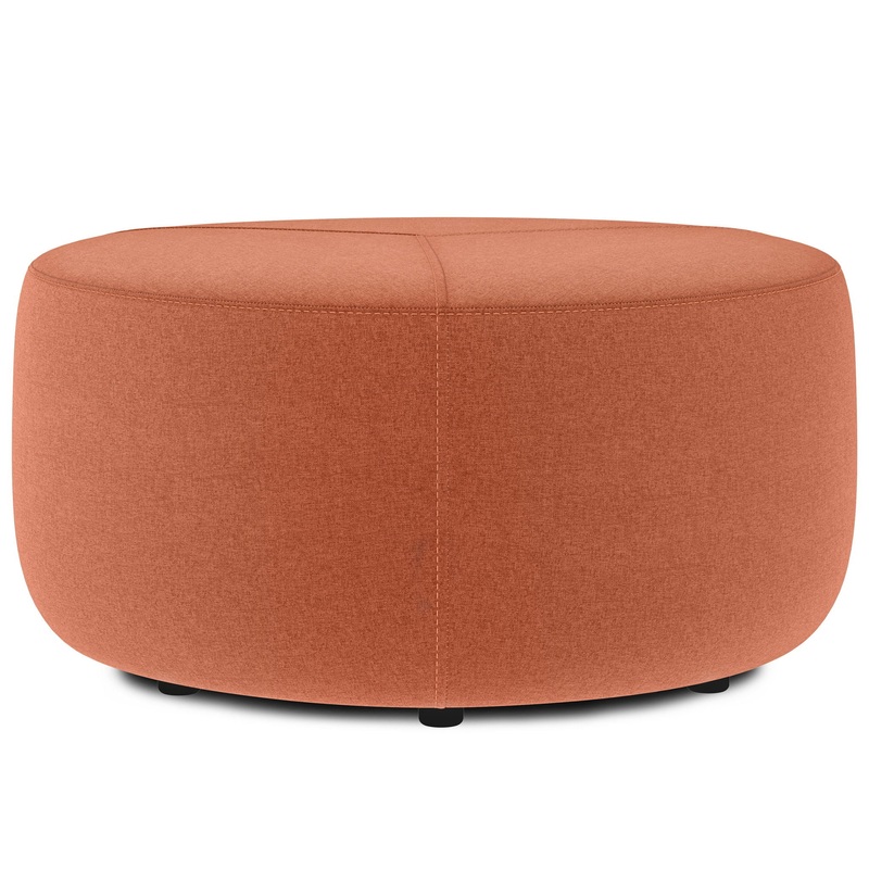 Moore – Large Ottoman – Dusty Orange