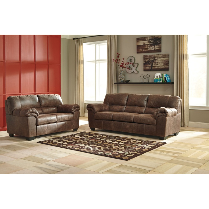 Bladen – Sofa, Loveseat|Dark Brown|Dark Gray