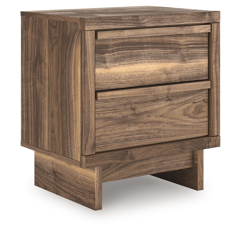 Chirason – Brown – Two Drawer Night Stand